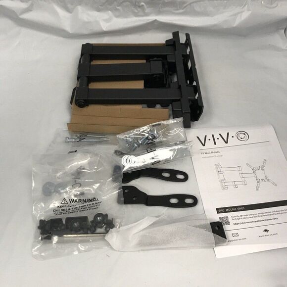 VIVO Full Motion 20kg/44lbs Capacity Compatible 13in-42in TV Wall Mount NS144 - Picture 7 of 10
